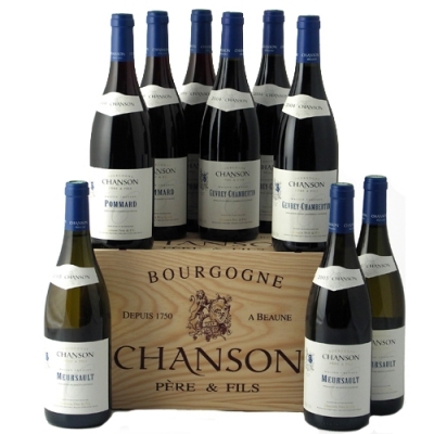 bouteilles de vin CHANSON